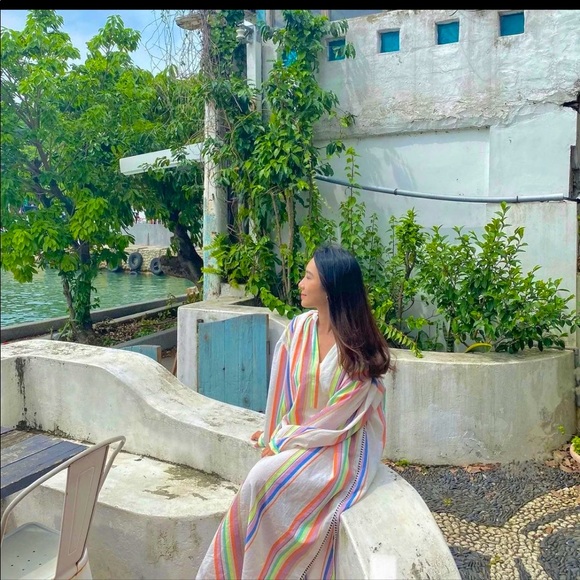 Lemlem X H&M  Midi length Kaftan Dress - Picture 12 of 16